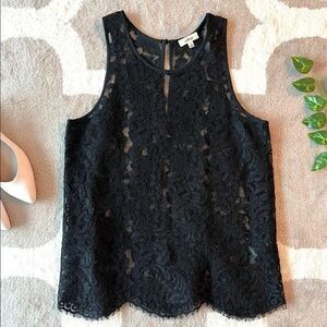 Wilfred black lace top